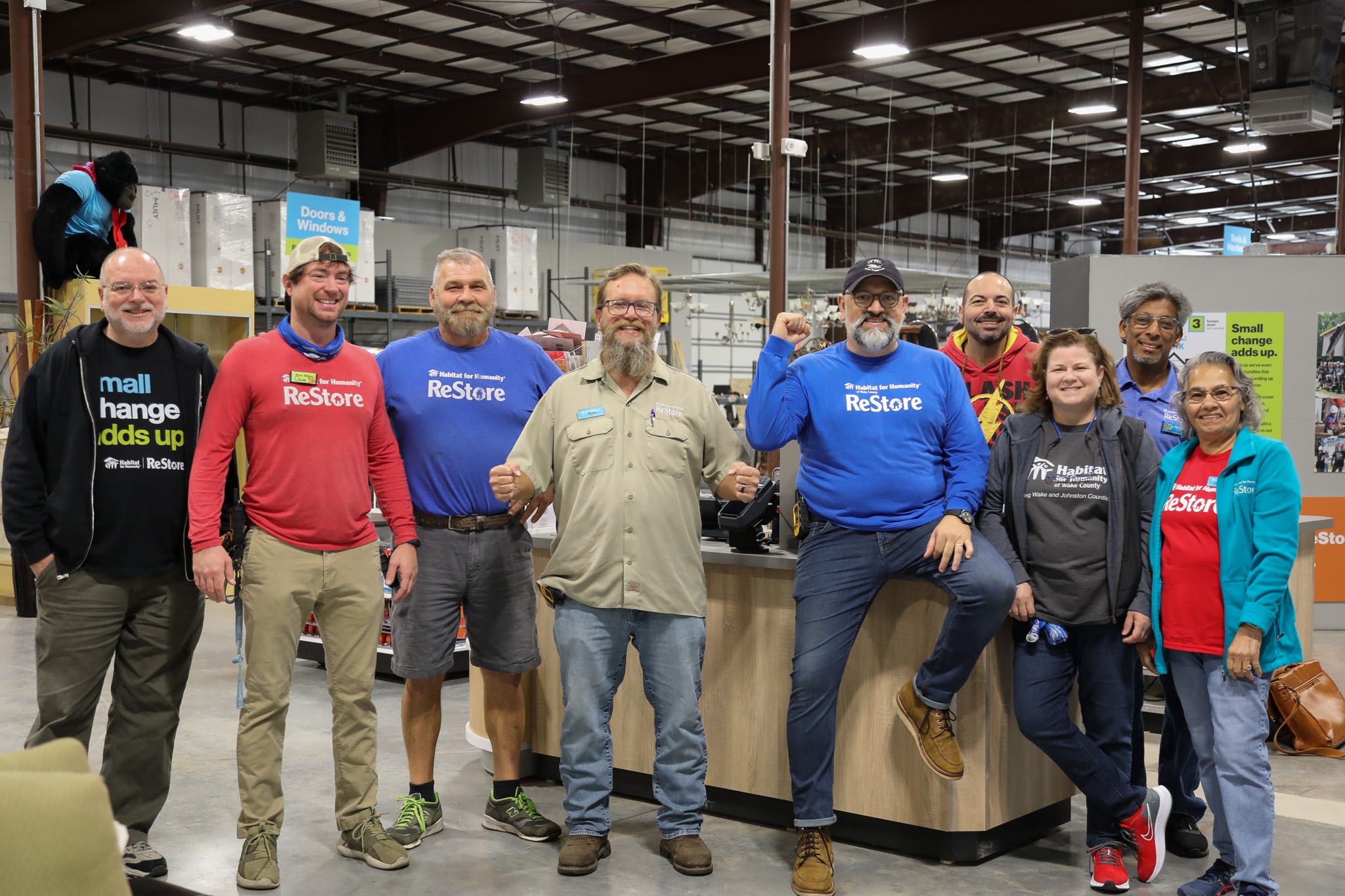 clayton restore team on grand reopening day