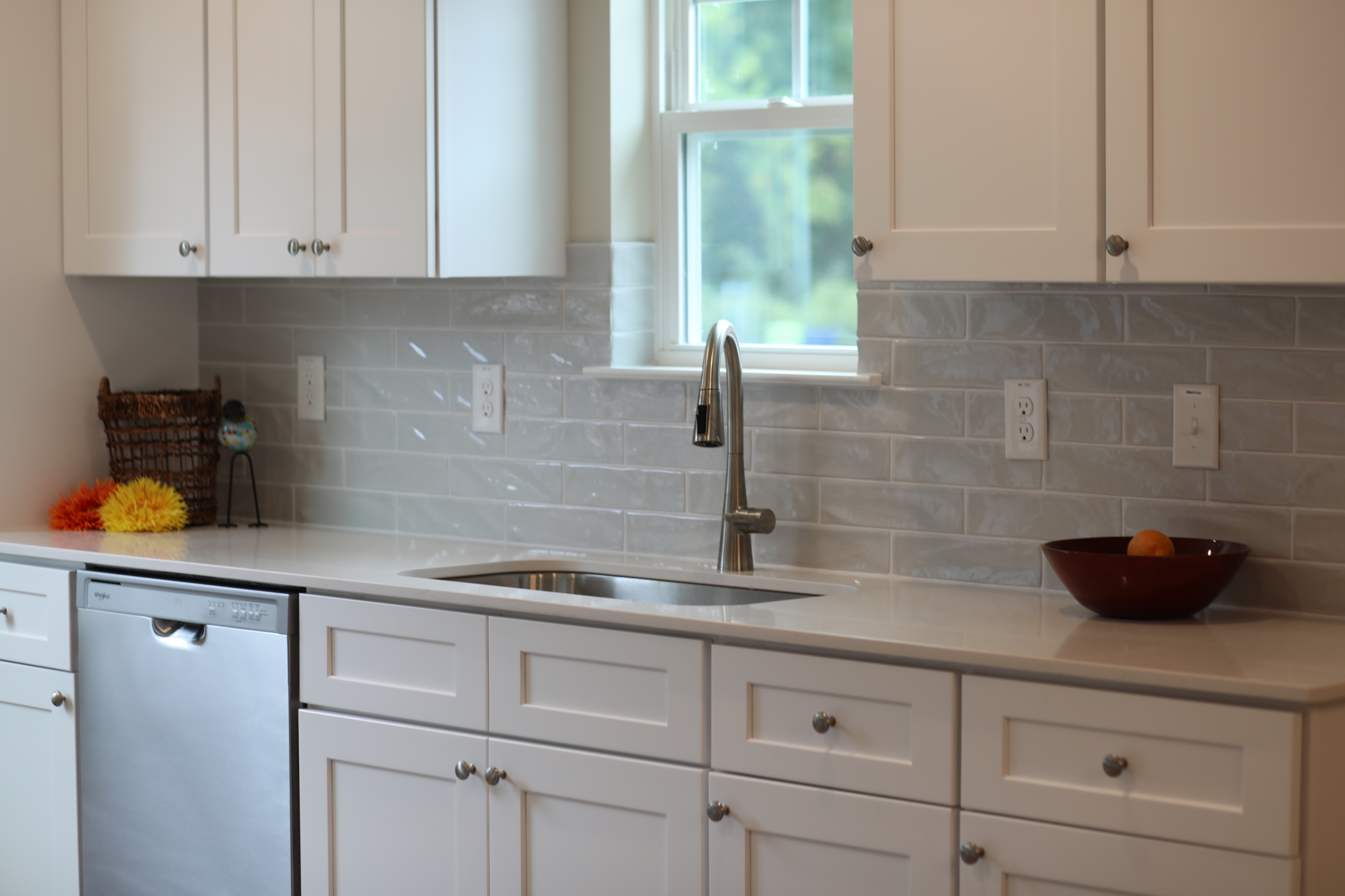 brand-new cabinets from Triangle ReStores in parade of homes house 